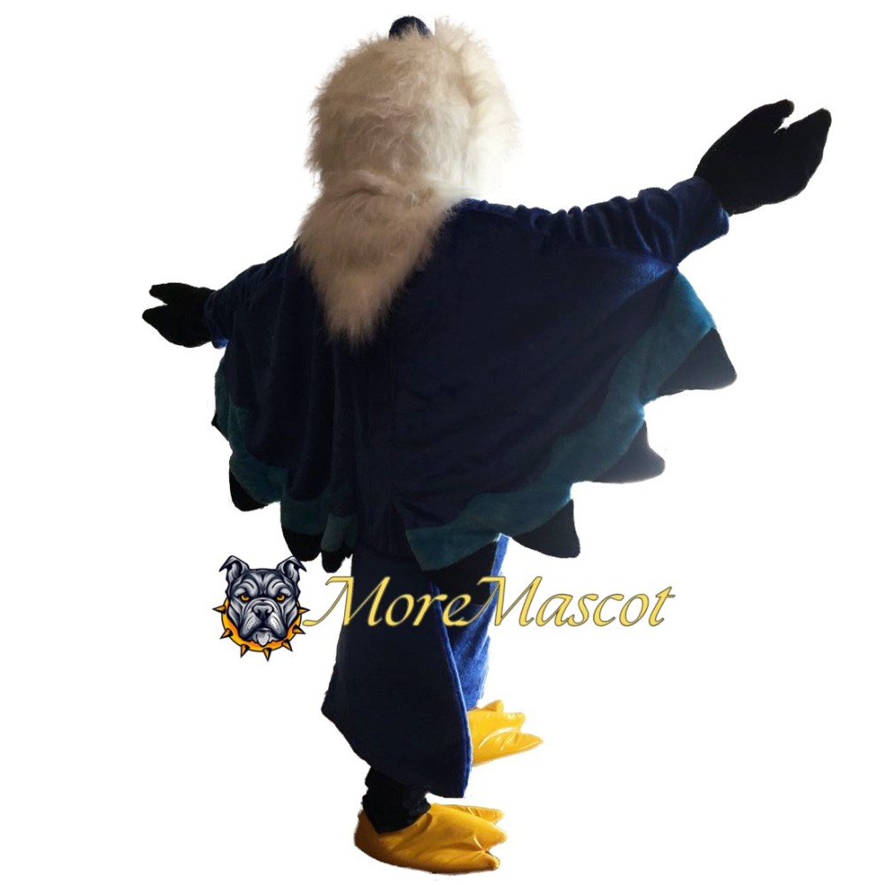 Superb Blue Falcon Mascot Costume