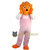 Orange Dog Girl Mascot Costume