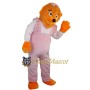 Orange Dog Girl Mascot Costume