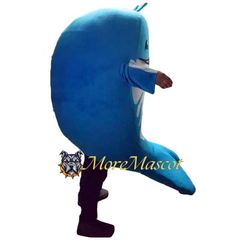 Friendly Whale Mascot Costume