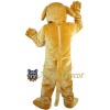 Furry Brown Dog Mascot Costume