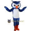 Blue Owl Mascot Costume