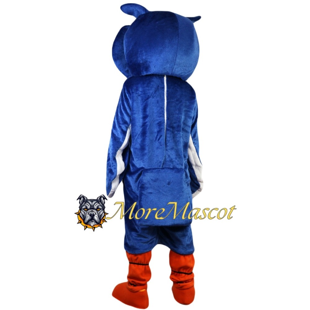 Blue Owl Mascot Costume