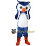 Blue Owl Mascot Costume