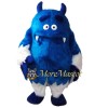 Cartoon Blue Monster Mascot Costume