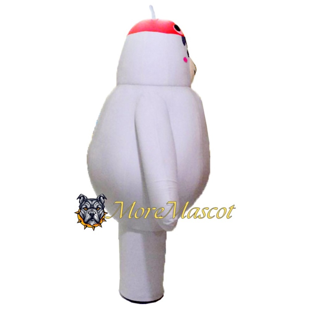 Super White Bear Mascot Costume