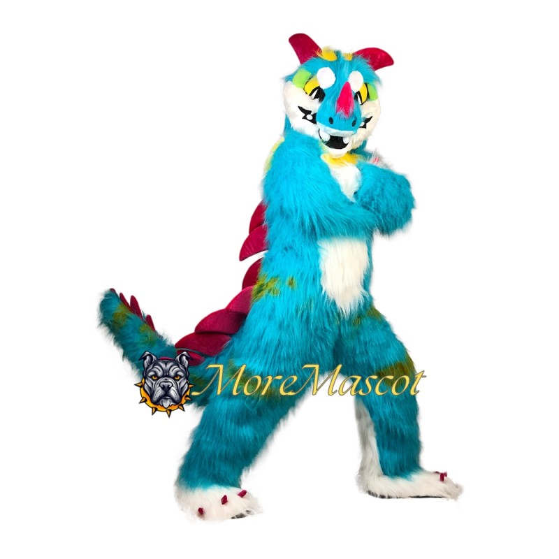 Blue Monster Fursuit Mascot Costume