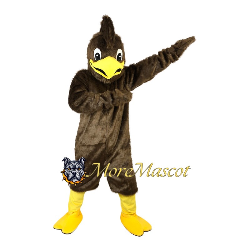 Brown Eagle Mascot Costume
