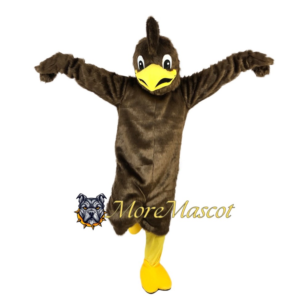Brown Eagle Mascot Costume