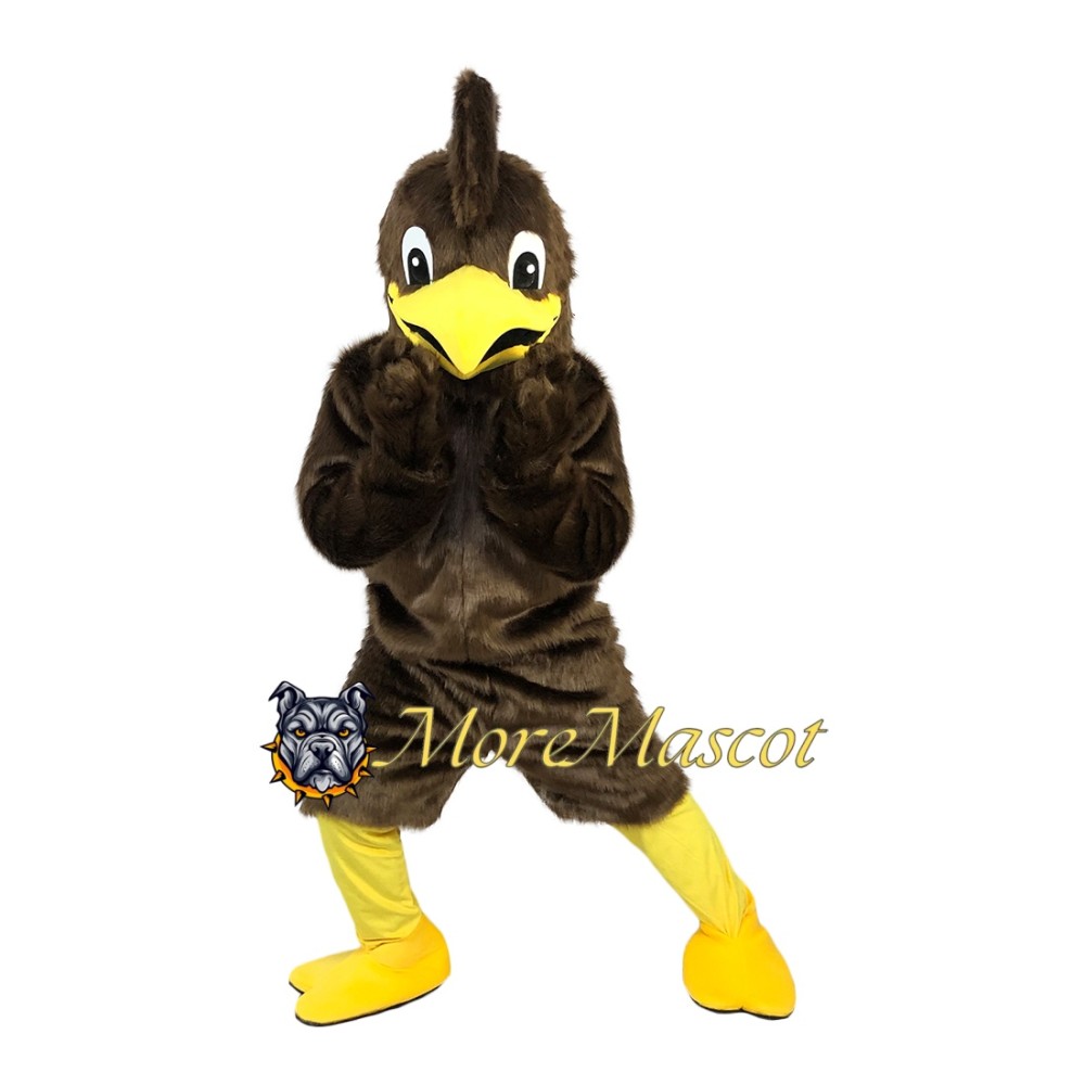 Brown Eagle Mascot Costume