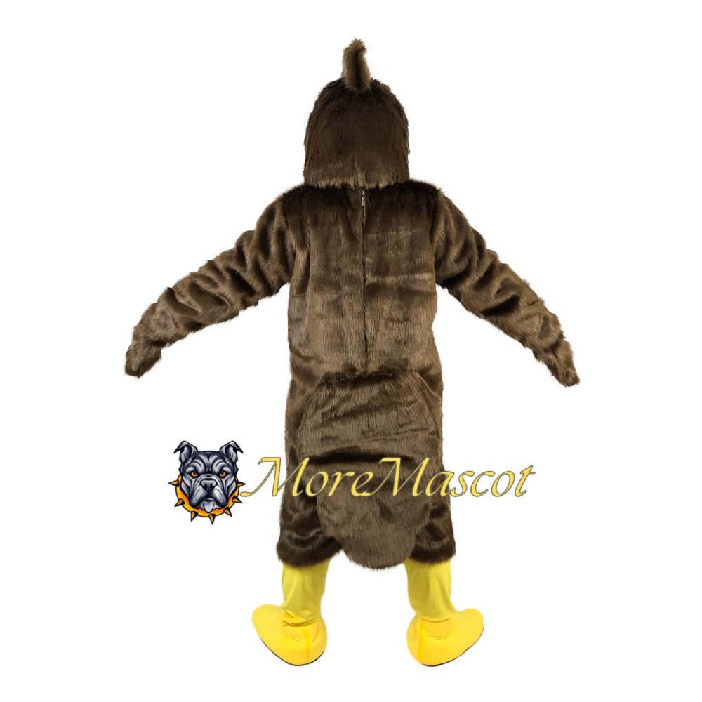Brown Eagle Mascot Costume