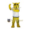 Yellow Cheetah Mascot Costume