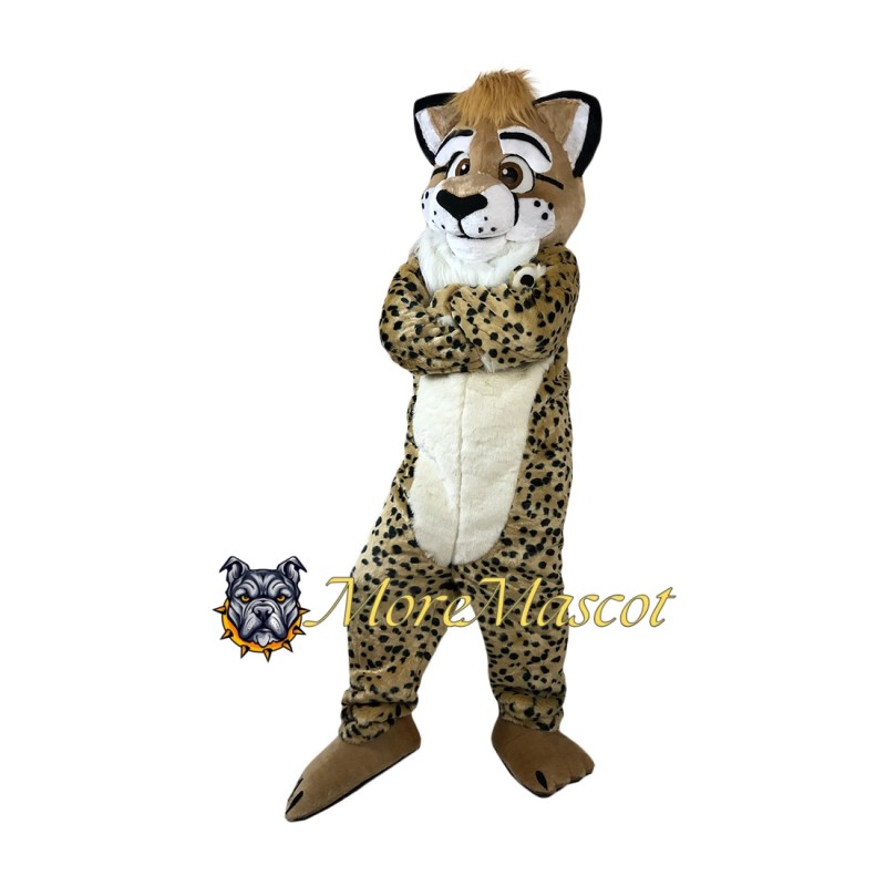 Superb Cheetah Mascot Costume