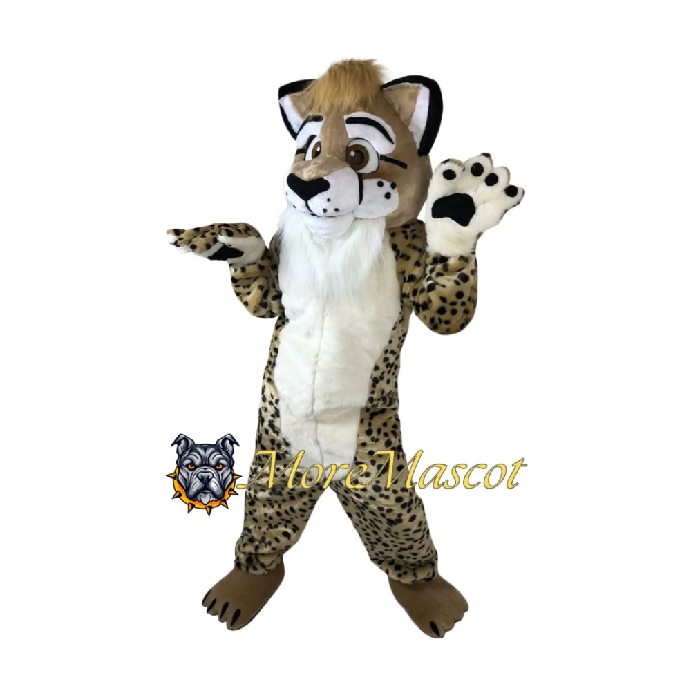 Superb Cheetah Mascot Costume