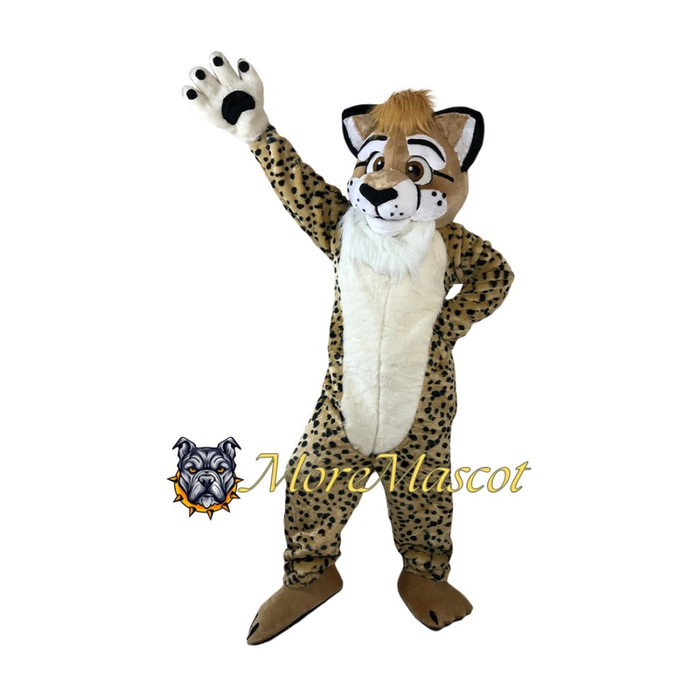 Superb Cheetah Mascot Costume
