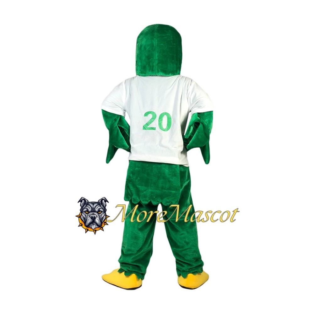 Sport Green Falcon Mascot Costume