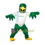 Sport Green Falcon Mascot Costume