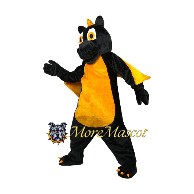 Black Dragon Mascot Costume