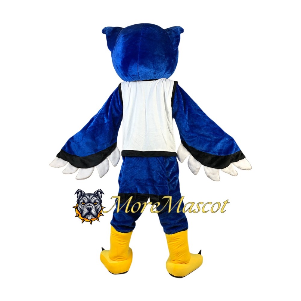Sport Blue Owl Mascot Costume