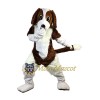 Soft Furry Dog Mascot Costume