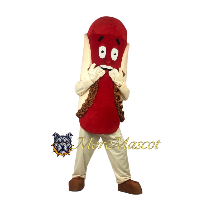 Cheese Hot Dog Mascot Costume
