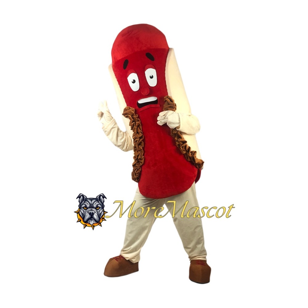 Cheese Hot Dog Mascot Costume