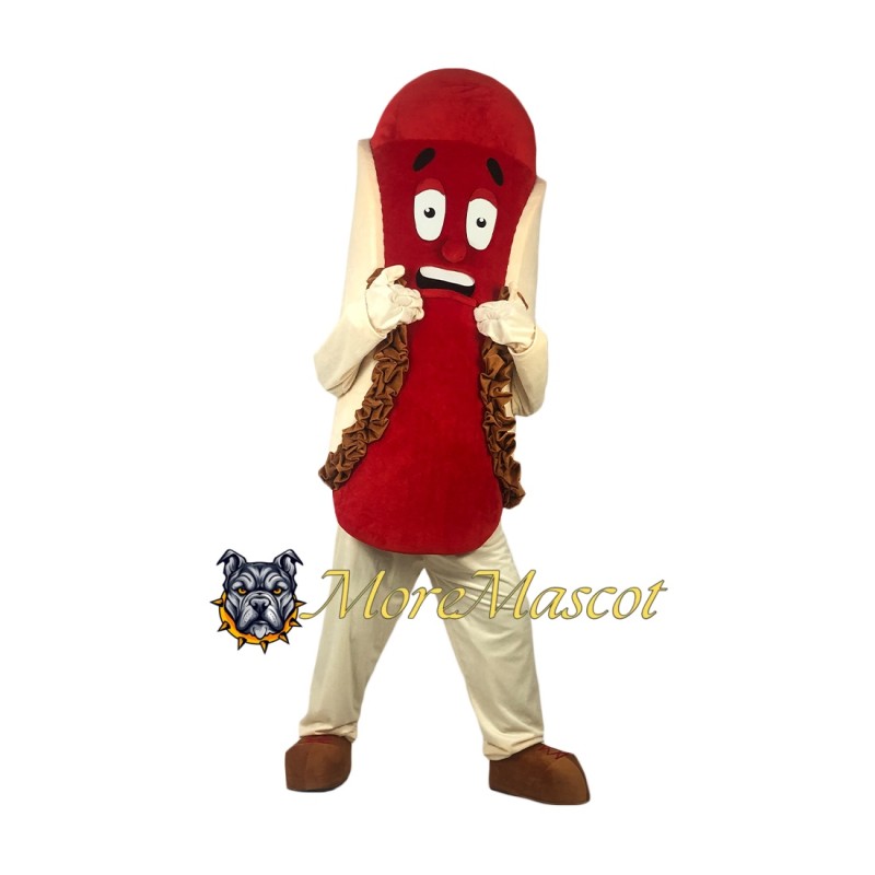 Cheese Hot Dog Mascot Costume