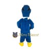Blue Egret Mascot Costume