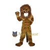 Superb Muscle Lion Mascot Costume