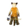 Furry Brown Fox Dog Mascot Costume