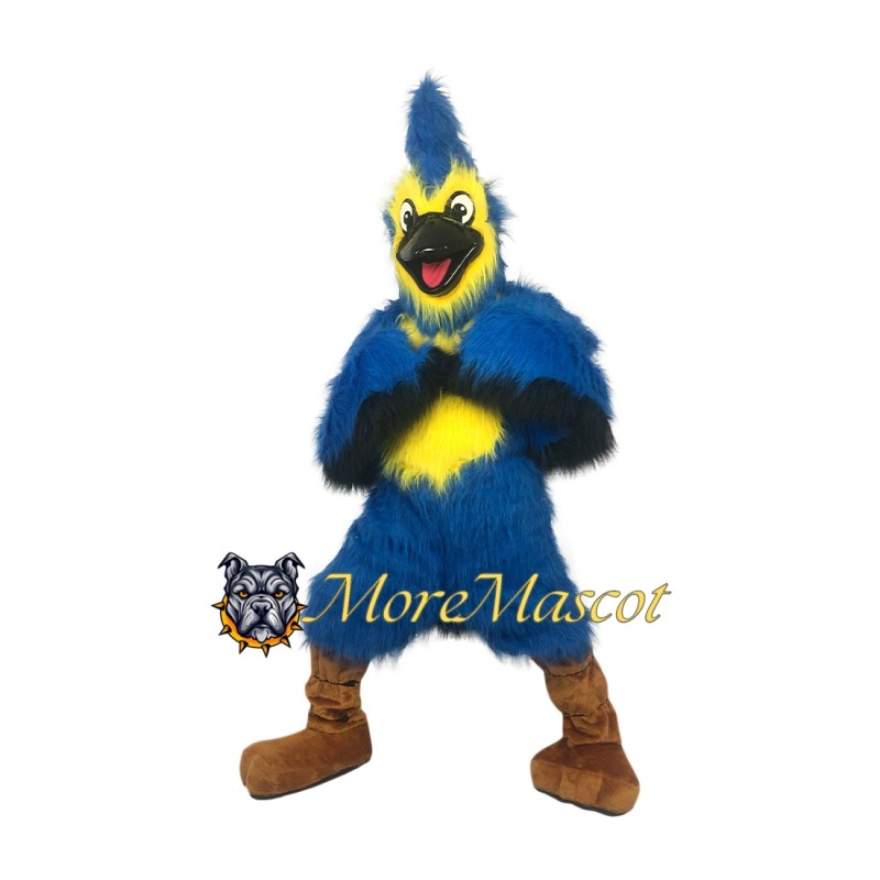 Superb Blue Eagle Mascot Costume