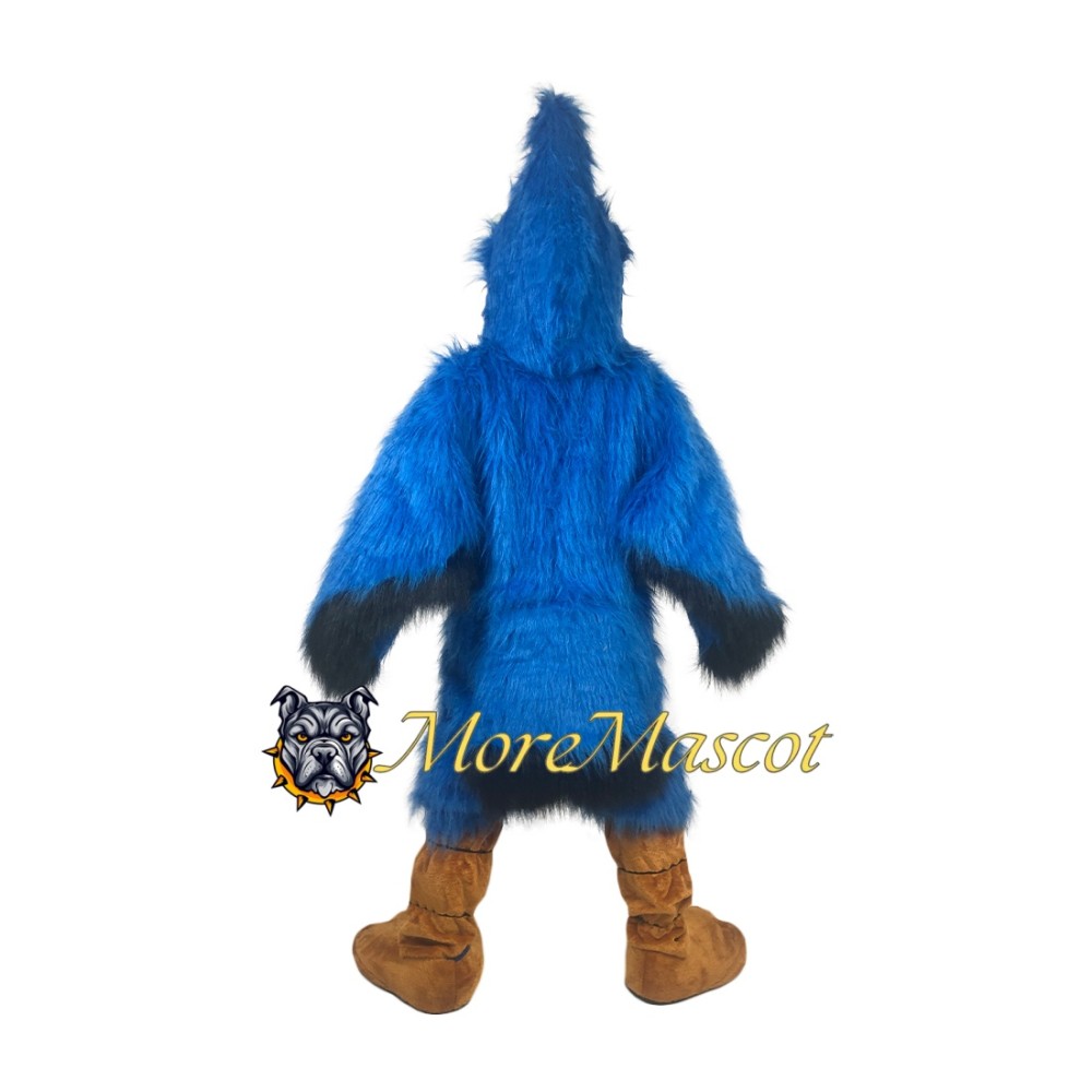 Superb Blue Eagle Mascot Costume
