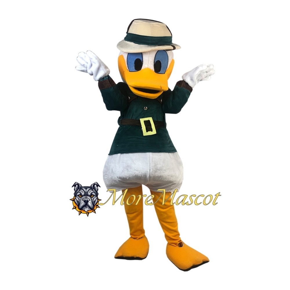 Detective Donald Duck Mascot Costume