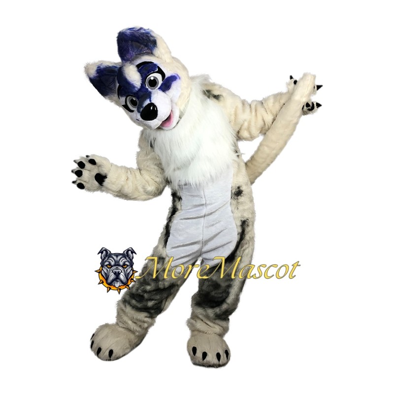 White Fox Dog Mascot Costume