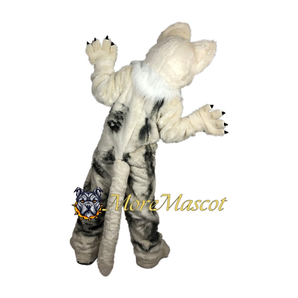 White Fox Dog Mascot Costume