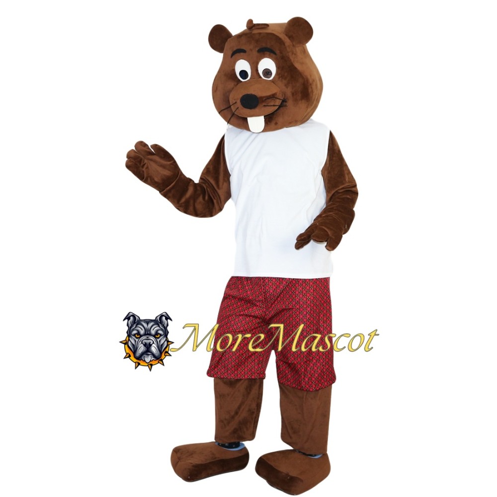 Sport Beaver Mascot Costume