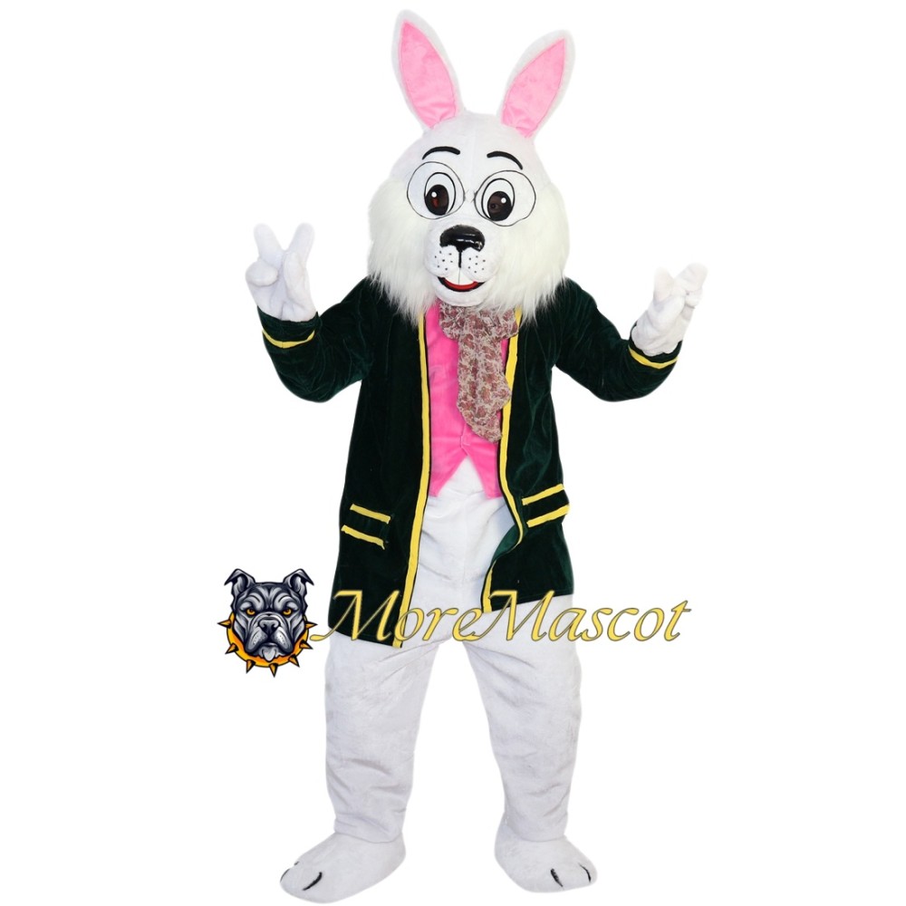 Black Wendell Rabbit Mascot Costume