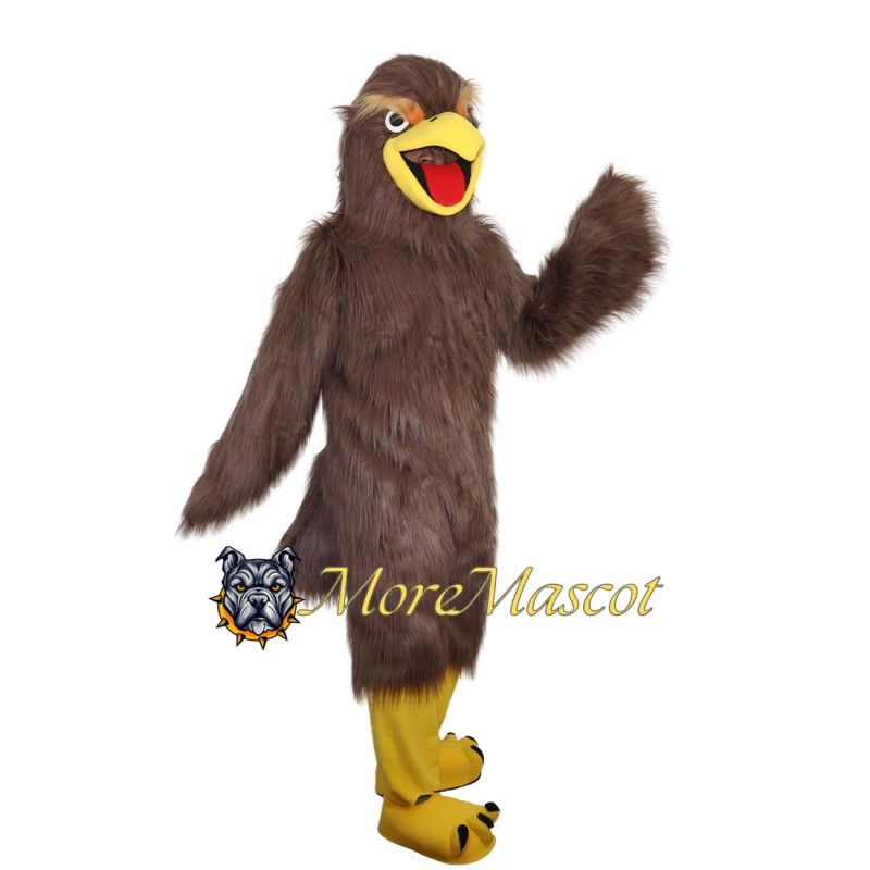 Brown Falcon Mascot Costume