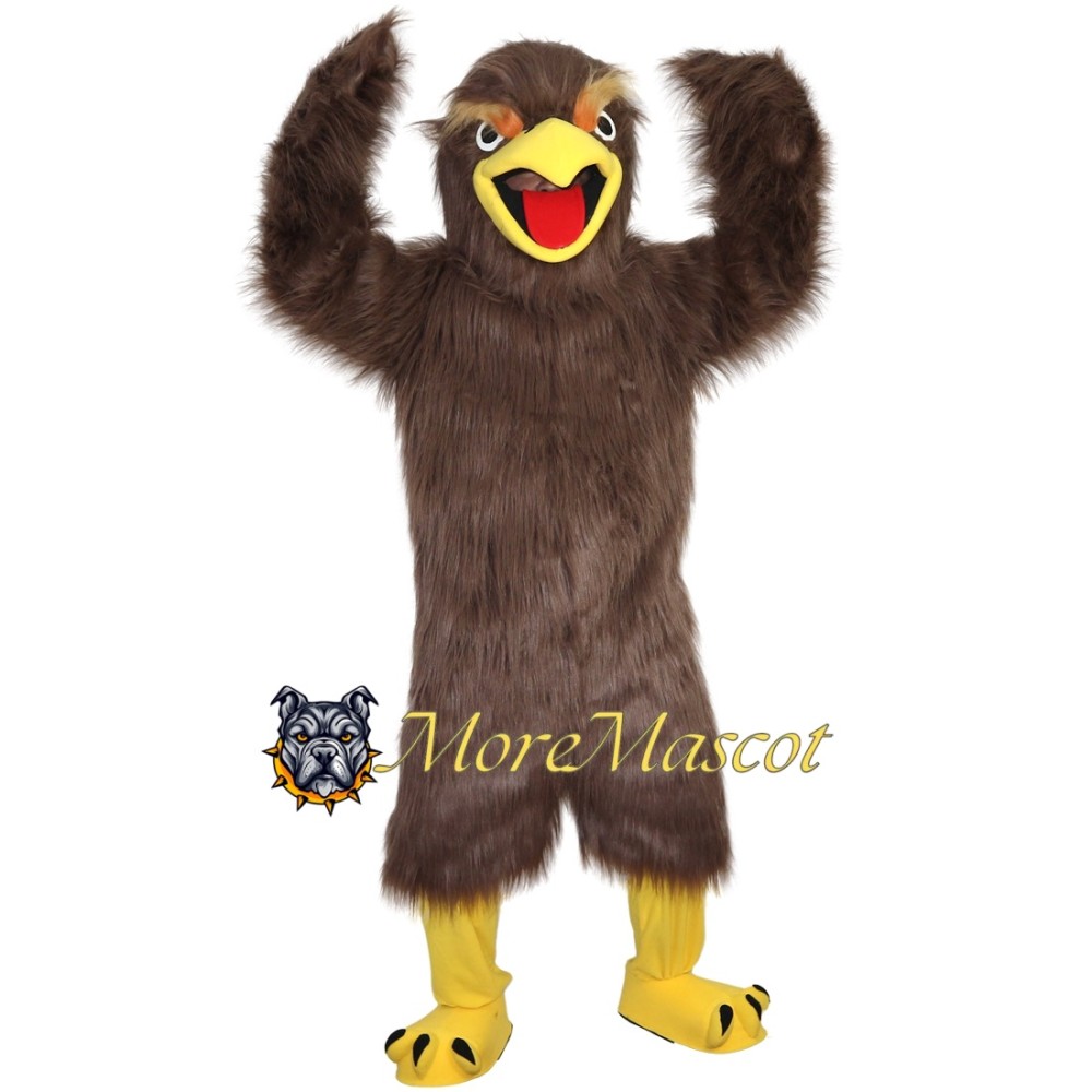Brown Falcon Mascot Costume