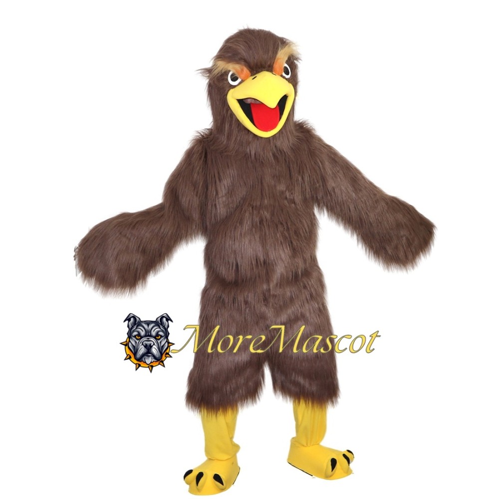 Brown Falcon Mascot Costume