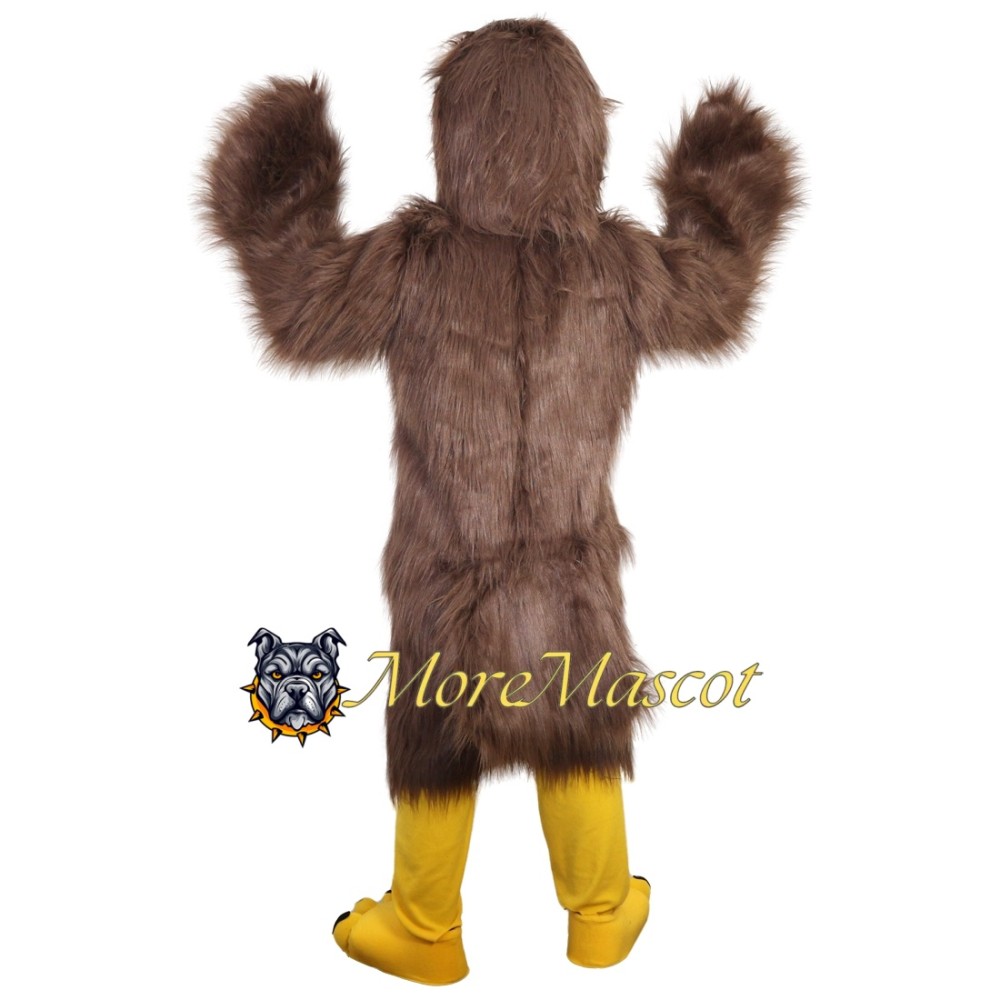 Brown Falcon Mascot Costume