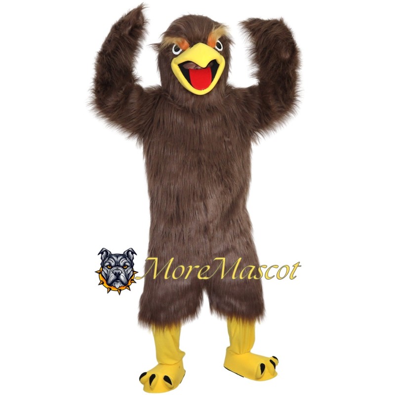 Brown Falcon Mascot Costume