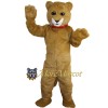 Brown Panther Mascot Costume