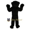 Hairy Black Bear Mascot Costume