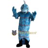 Blue Seahorse Mascot Costume