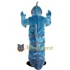 Blue Seahorse Mascot Costume