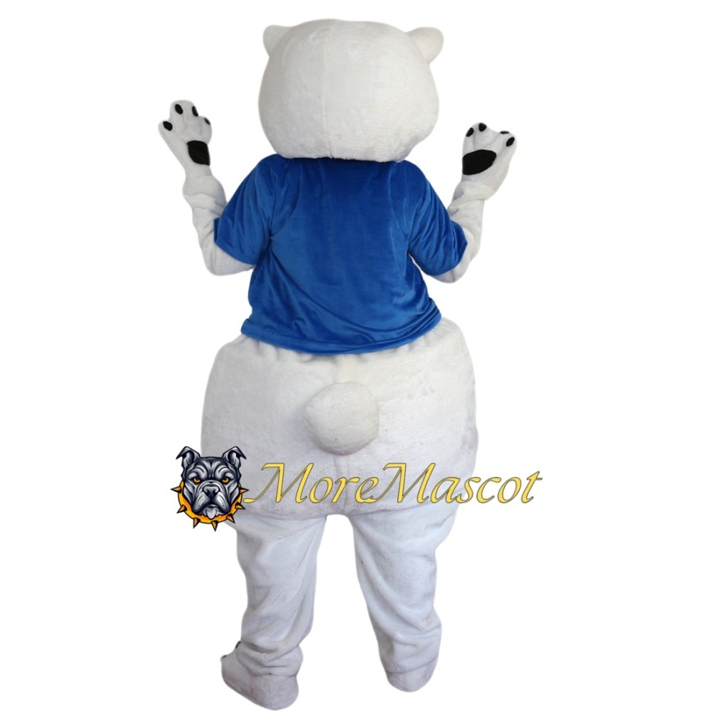Happy Polar Bear Mascot Costume