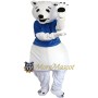 Happy Polar Bear Mascot Costume