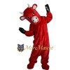 Red Cow Mascot Costume