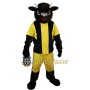 Football Black Bull Mascot Costume